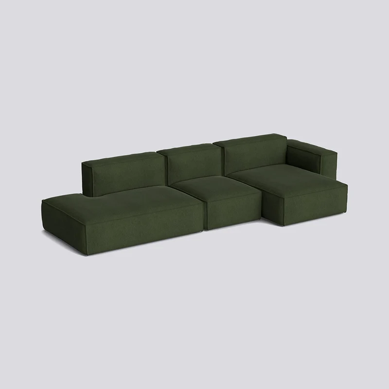 Mags Soft 3-sits, kombination 4 höger Soffa Turf Dark green, Avtagbart