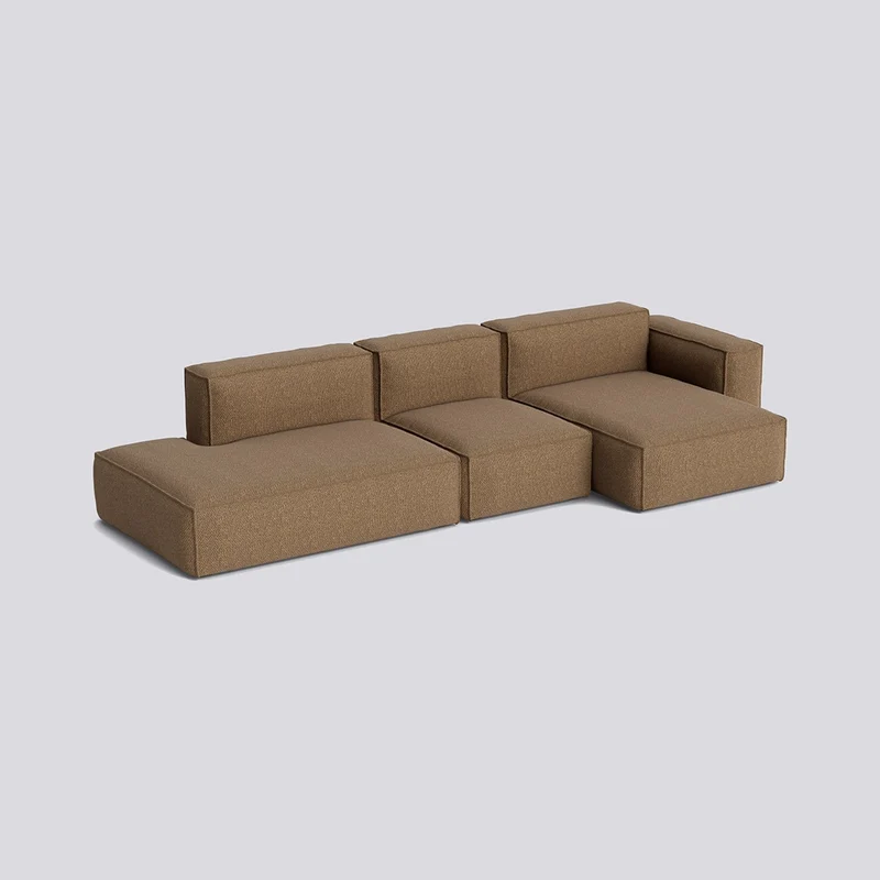 Mags Soft 3-sits, kombination 4 höger Soffa Tartaglia Blue tan 1004, Avtagbart