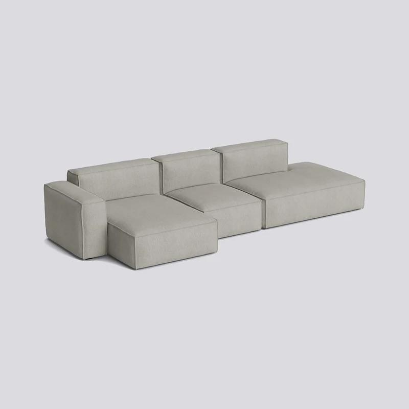 Mags Soft 3-sits, kombination 4 vänster Soffa Turf Light grey, Avtagbart