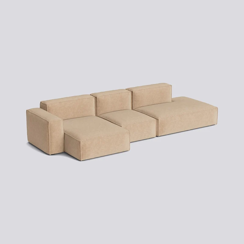 Mags Soft 3-sits, kombination 4 vänster Soffa Overlap 01, Avtagbart