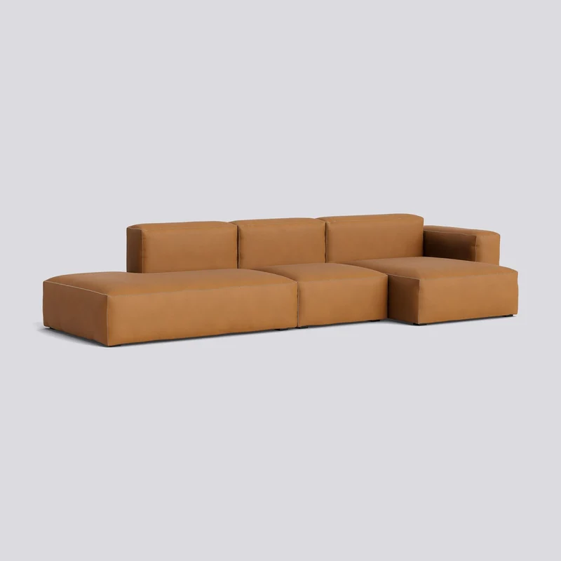 Mags Soft 3-sits, kombination 4 höger Soffa Sense Cognac, Fast