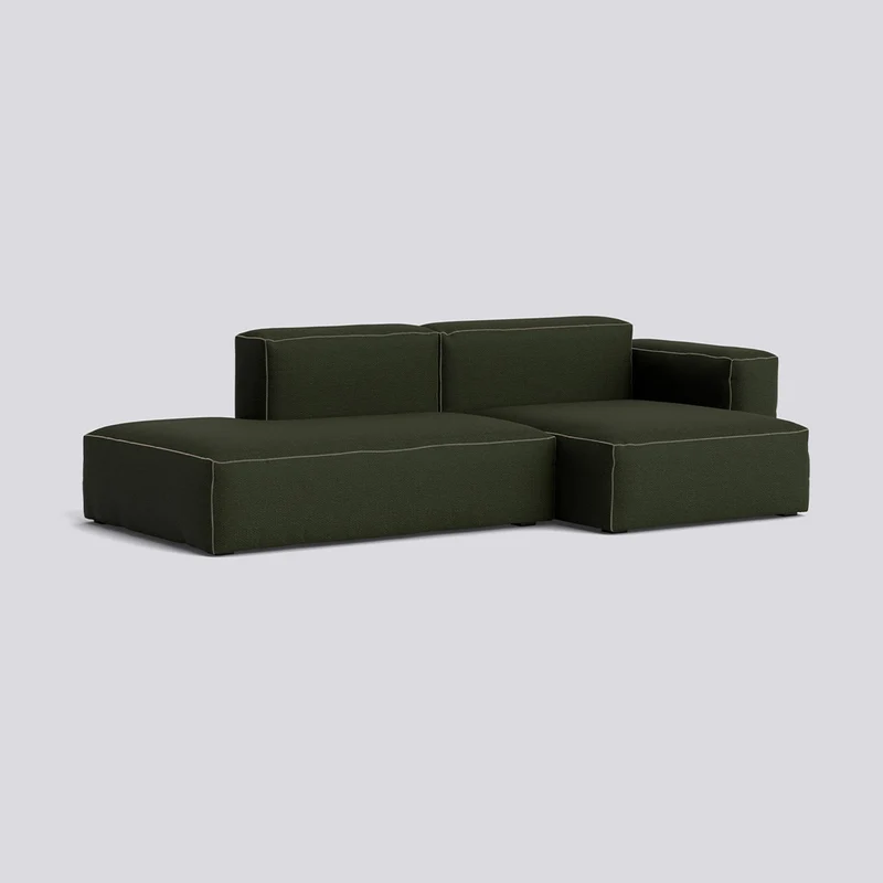 Mags Soft 2,5-sits, kombination 3 höger Soffa Maglia Dark green, Fast