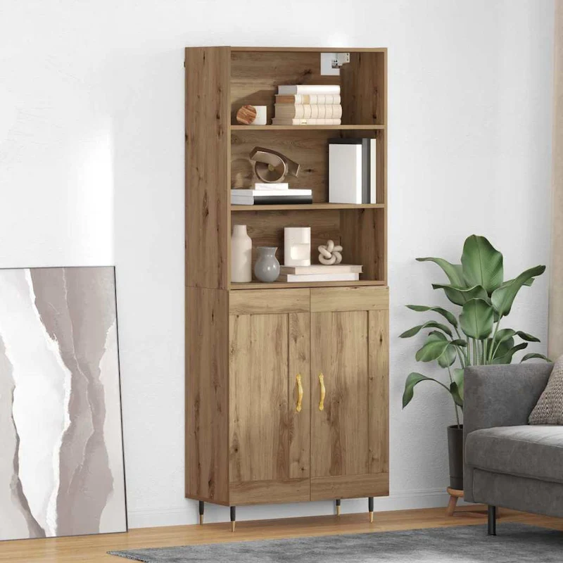 Skåp Artisan Ek 69,5 x 34 x 180 cm Konstruerat trä