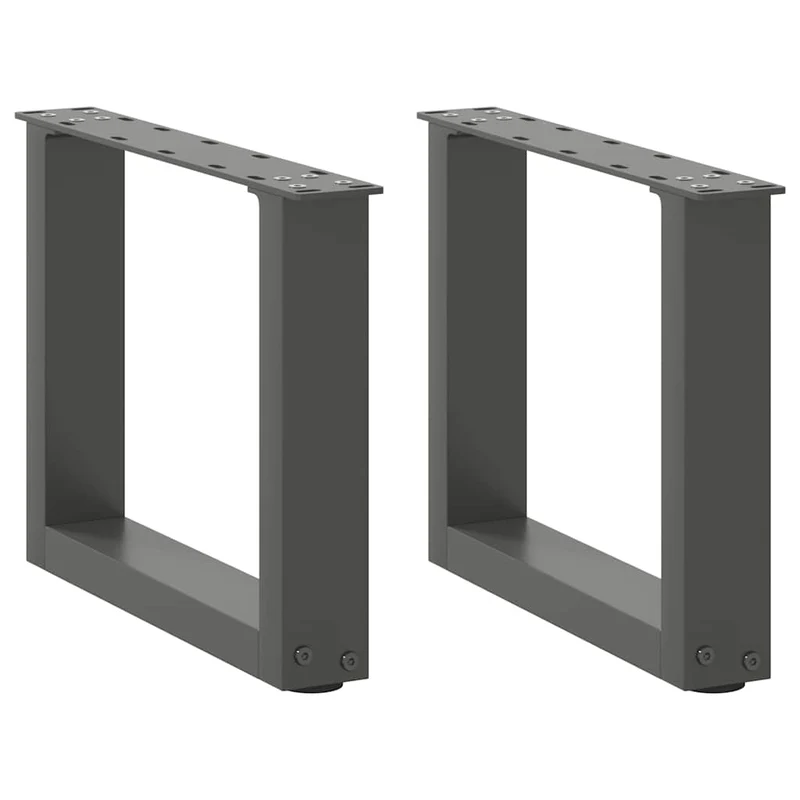 Soffbordsben U-formade 2 st antracit 30x(30-31) cm stål