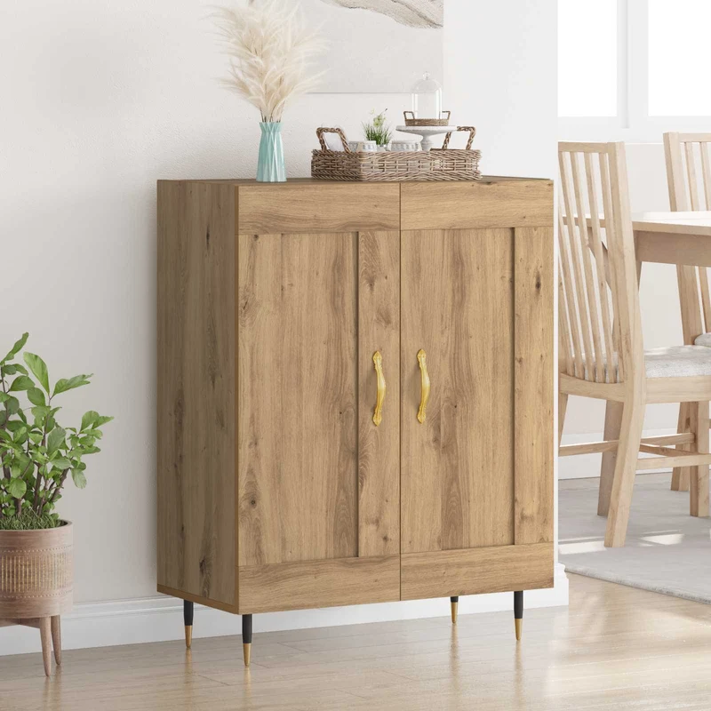 Sideboard Artisan Ek 69,5 x 34 x 90 cm Konstruerat trä