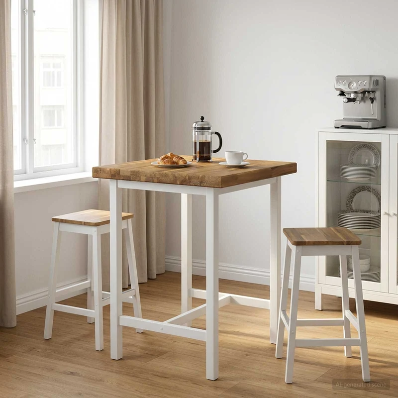 Rektangulärt Bordsskiva 30 x 30 x 3,2 cm Fyrkantig