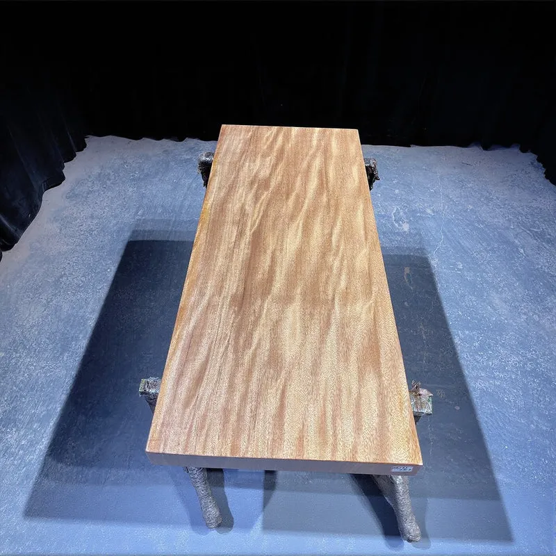 Luminous White Color Wood Table