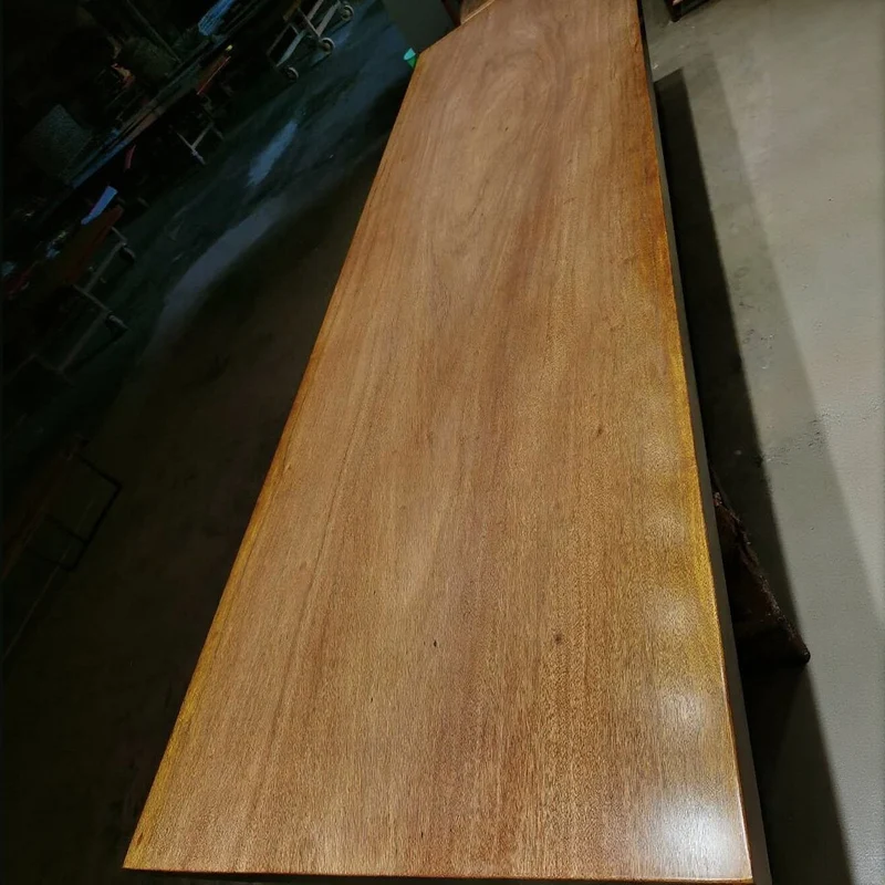 Live Edge Congo Walnut Wood Table