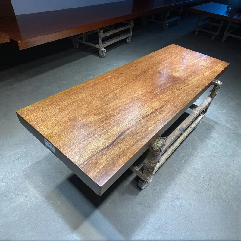 Live edge Congo walnut wood slab For Dining Table