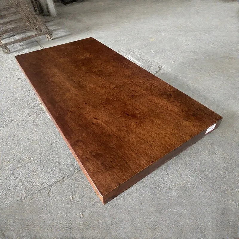 Fallen Brown Congo Walnut Slab Table