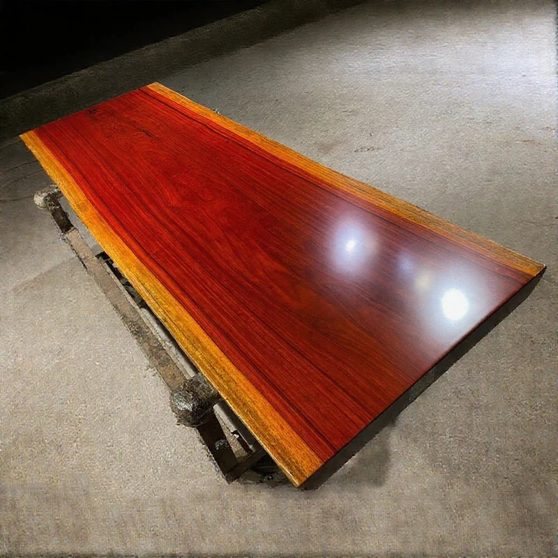 Custom Natural Padauk Wood Slab