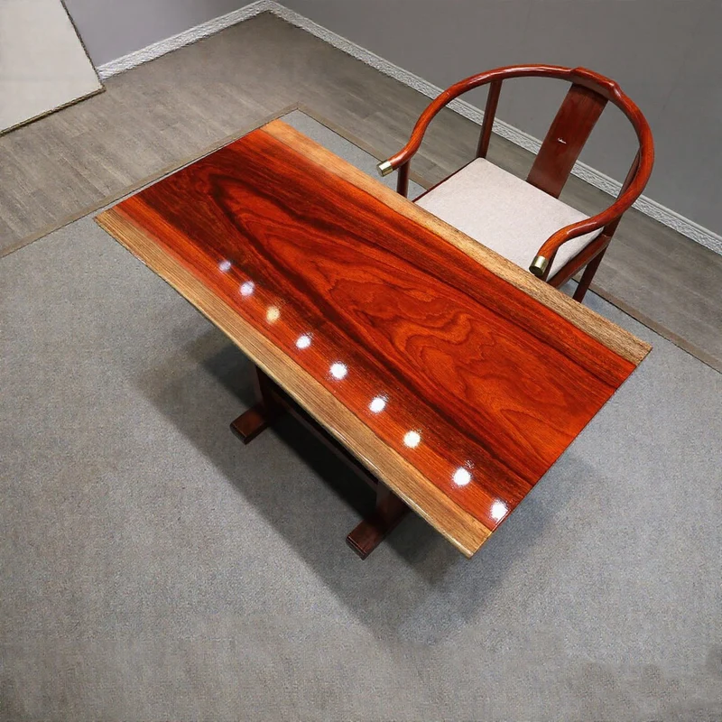Crescent Red Color Padauk Wood Slab