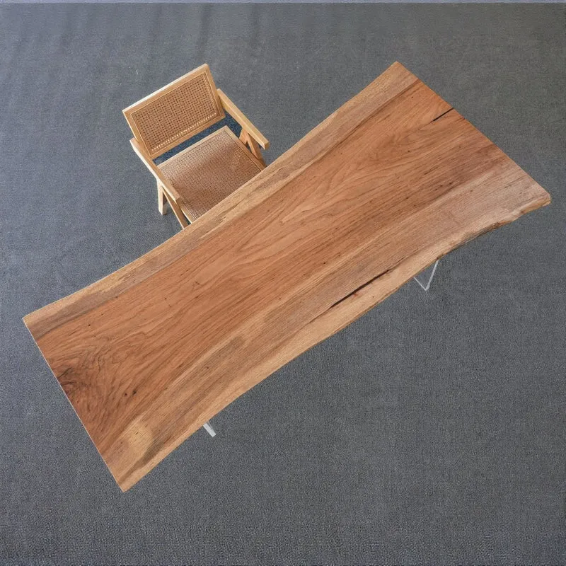 North American Live Edge Cherry Wood Table