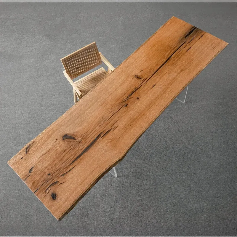 USA Live Edge Red Oak Wood Slab