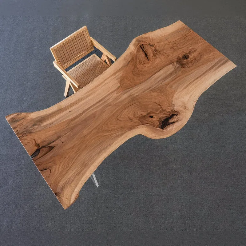 Crescent Log Red Oak Table Top
