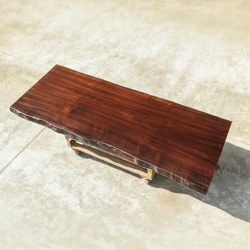 Custom Made Live Edge Sapele Table