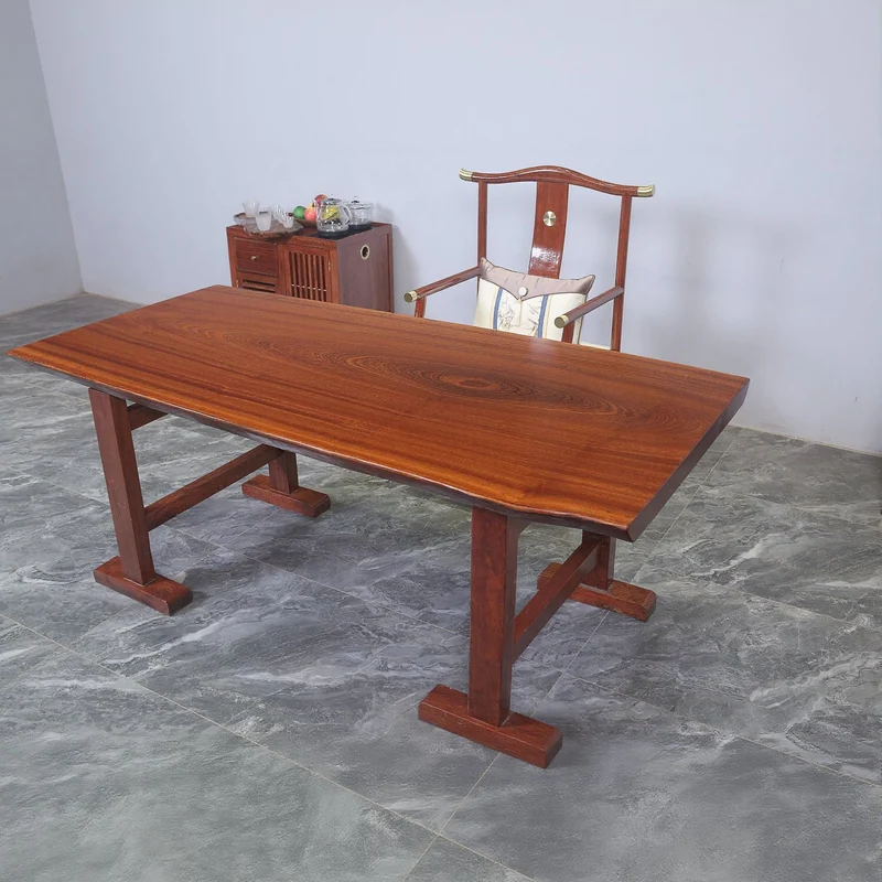 Sapele Wood Slab Table