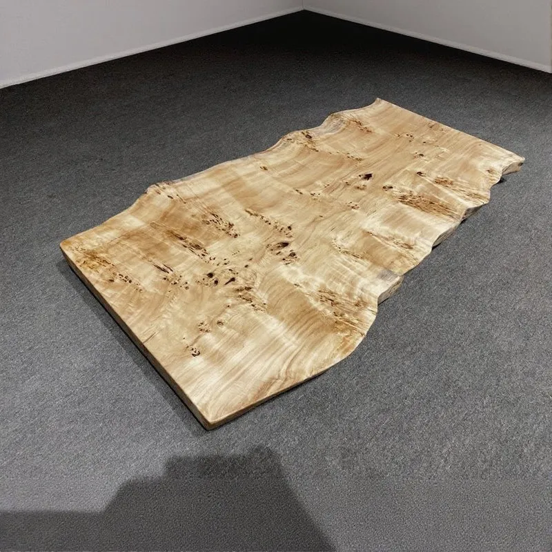 Wanderlust Solid Poplar Wood Slab Table