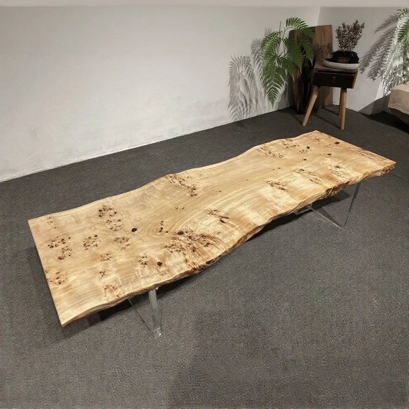 Live Edge Log Wood Table