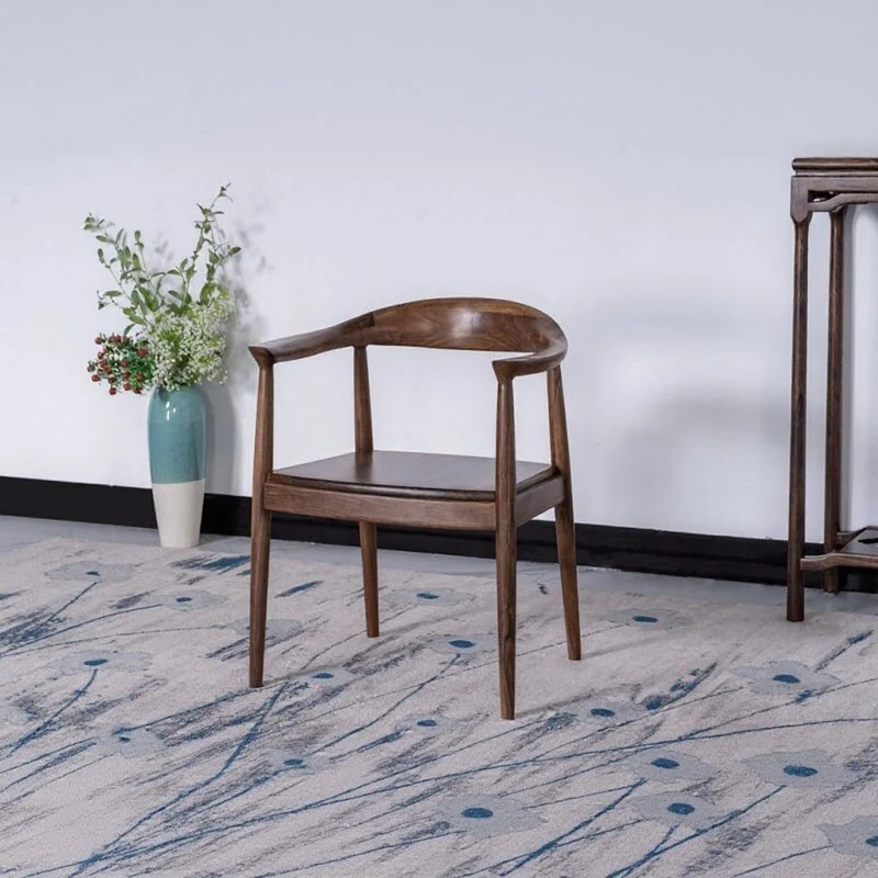 Hans Wegner Handmade Walnut Armchair