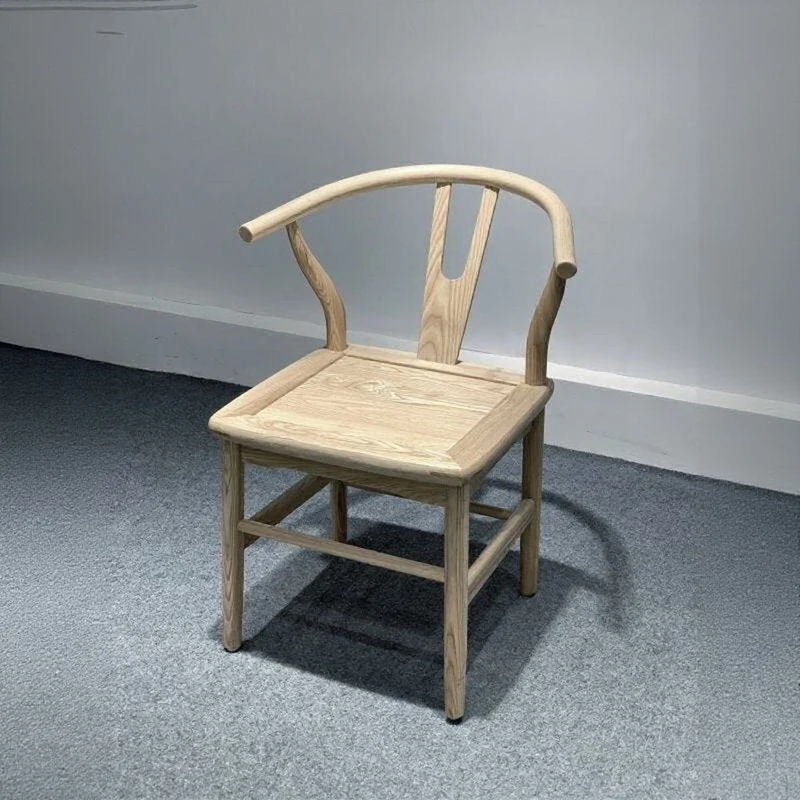 Mirage Light Color Ash Wood Y-Shape Armchair