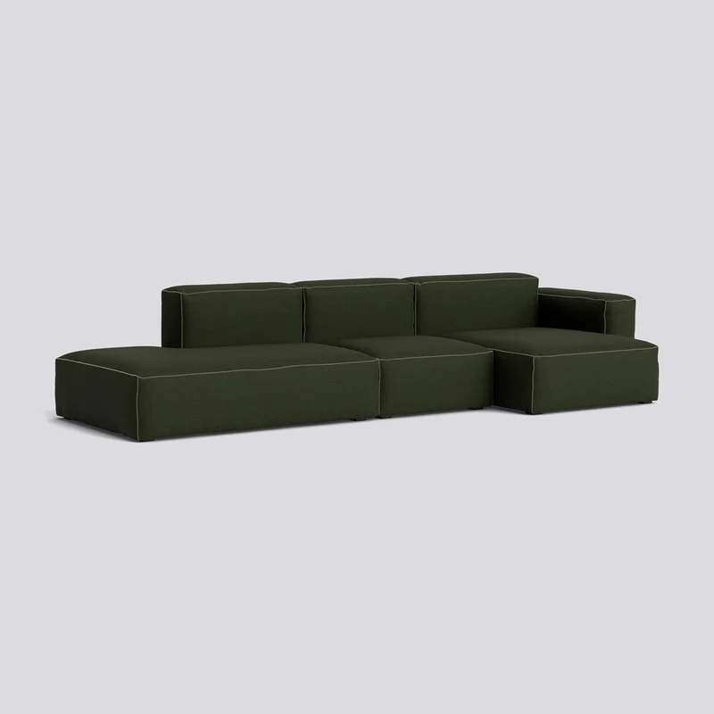 Mags Soft 3-sits, kombination 4 höger Soffa Maglia Dark green, Fast