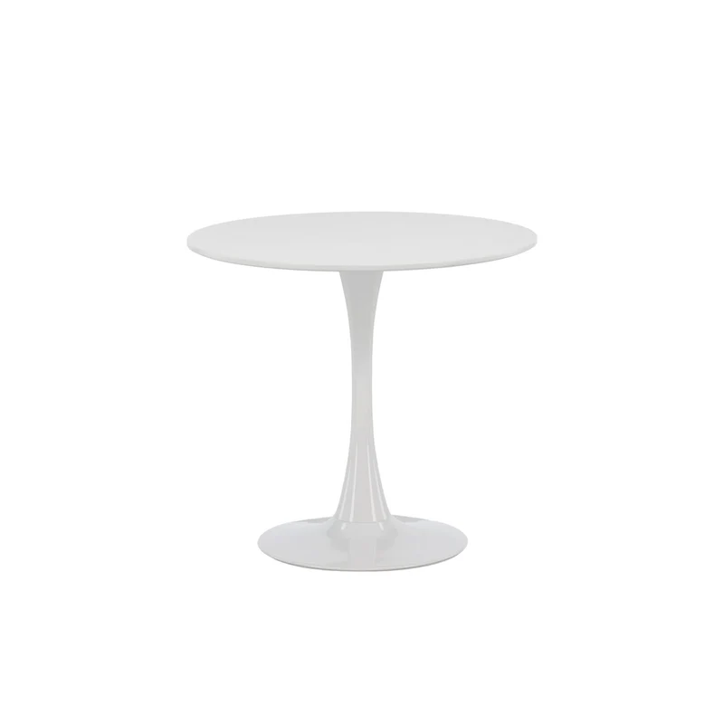 Hamden Runt matbord Vit, 80