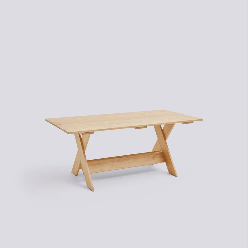 Crate L180 × B89,5 × H74,5 cm Matbord massiv furu med vattenbaserad lack