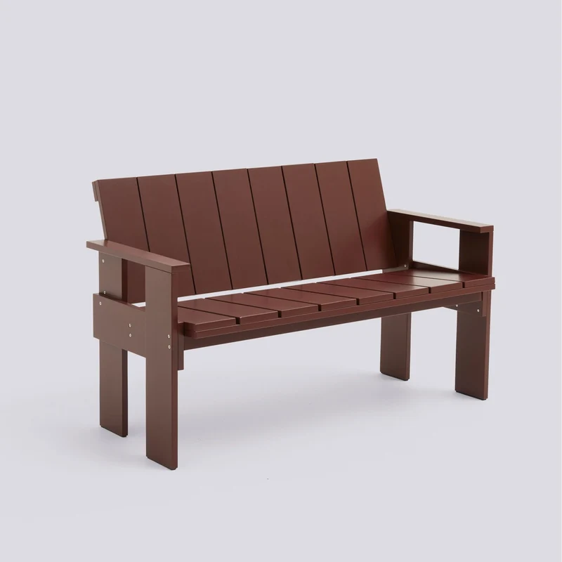 Crate Bänk Iron red
