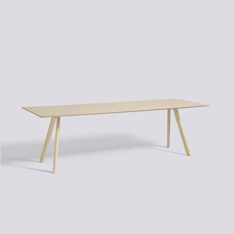 CPH 30 L250 × B90 × H74 cm Matbord ekfaner med vattenbaserad lack, massiv ek med vattenbaserad lack