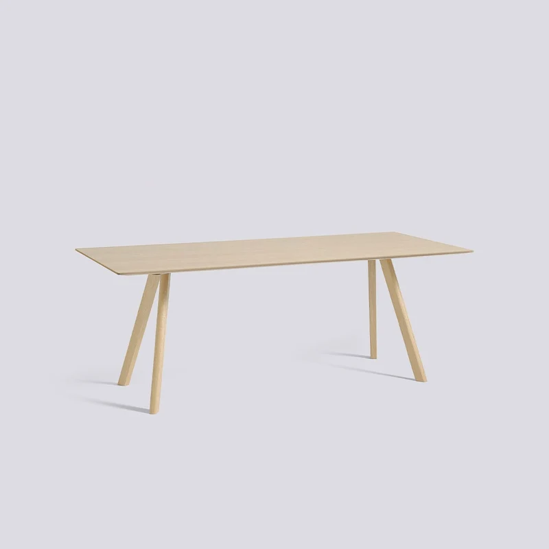 CPH 30 L200 × B90 × H74 cm Matbord ekfaner med vattenbaserad lack, massiv ek med vattenbaserad lack