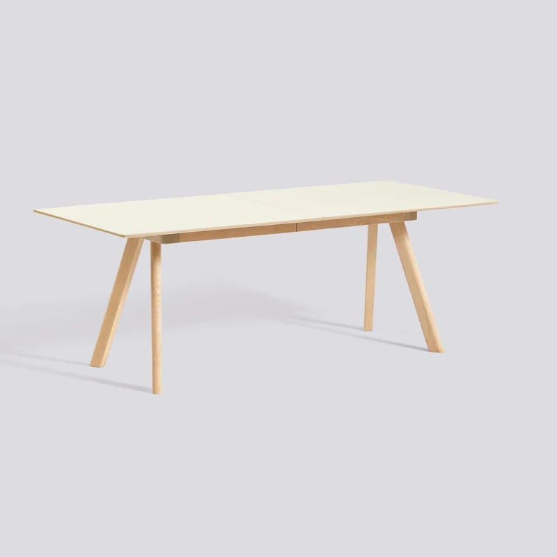 CPH 30 utdragbart L200 × B90 × H74 cm Matbord Off-white – linoleum
