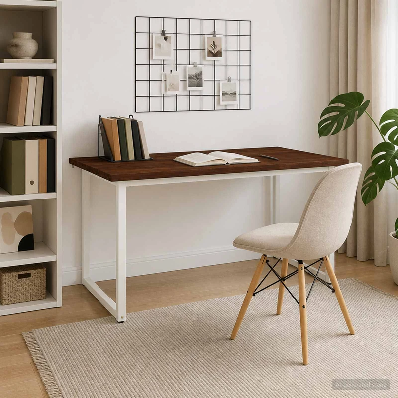 Fyrkantigt Matbord 160 x 70 x 75 cm Massivt Akaciaträ Mörkbrun