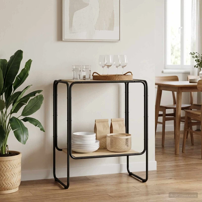 Sideboard Sonoma-ek 60 x 38 x 75 cm Konstruerat trä