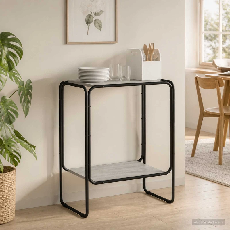 Sideboard Grå Sonoma 60 x 38 x 75 cm Konstruerat trä