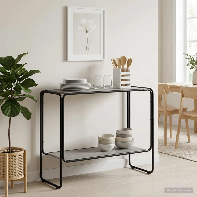 Sideboard Grå Sonoma 93.5 x 38 x 75 cm Konstruerat trä