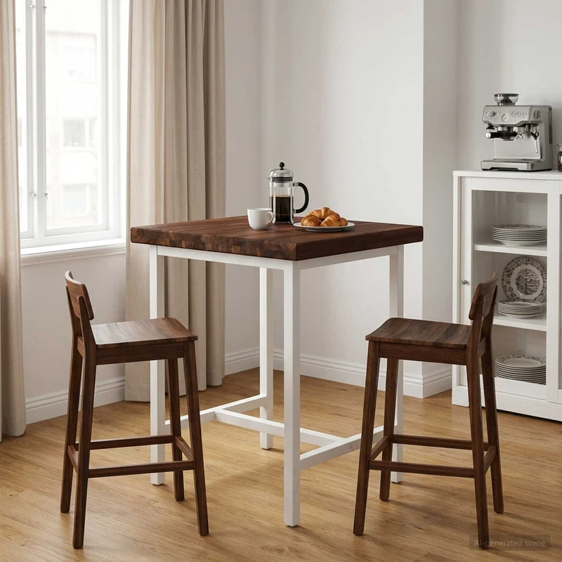 Rektangulärt Bordsskiva 40 x 40 x 3 cm Fyrkantig