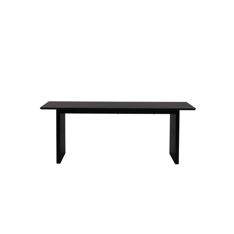 Vail Rektangulärt matbord Svart, MDF, 200 x 100