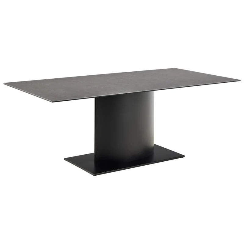 Murcia Matbord 200x100 cm Keramik Svart