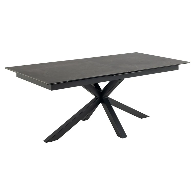 Verdun Matbord 100x200-240 cm Svart Fairbanks