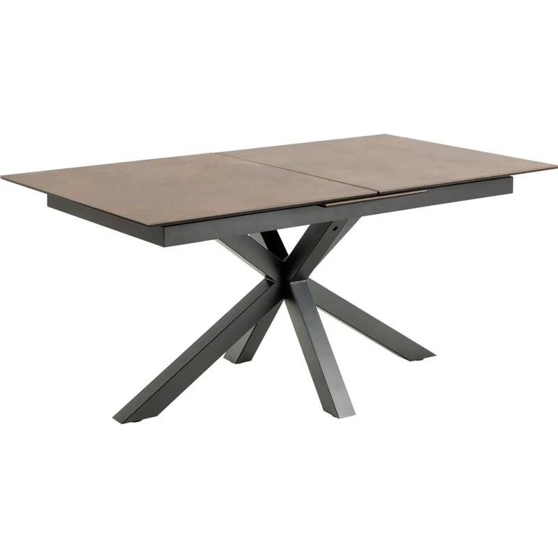 Verdun Matbord 90x168-210 cm Rostbrun Lemco
