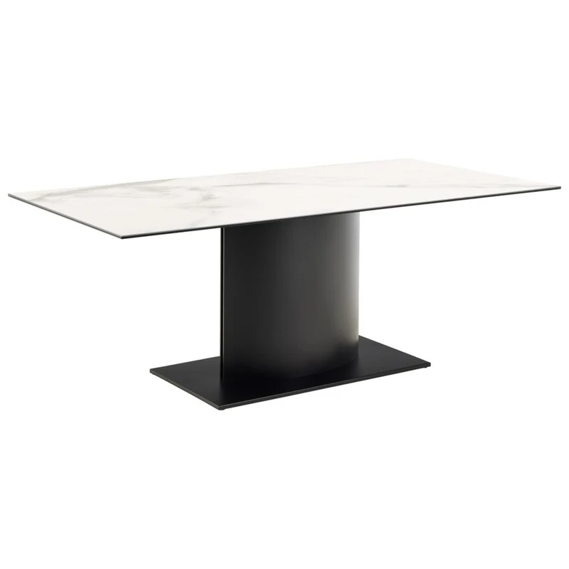Murcia Matbord 200x100 cm Keramik Vit Akranes