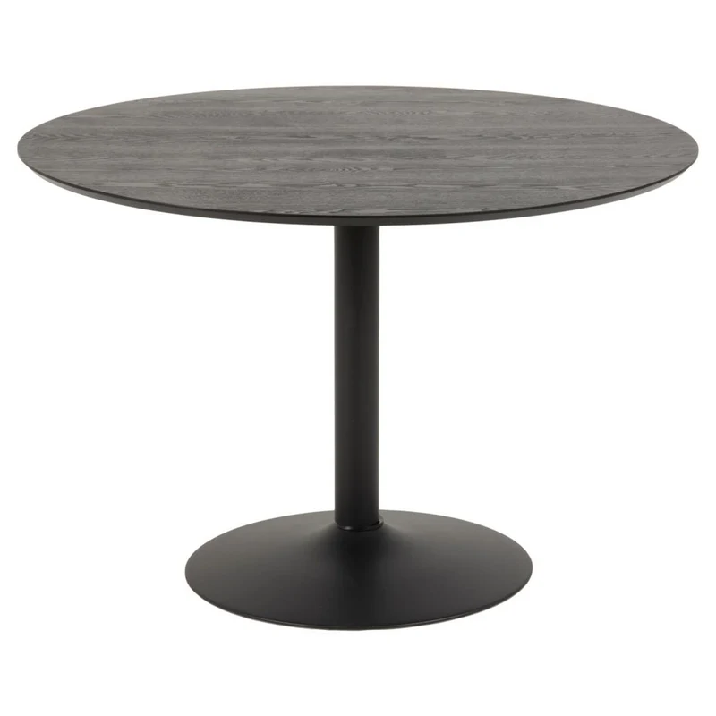 Soleil Matbord Rund 110 cm Svart