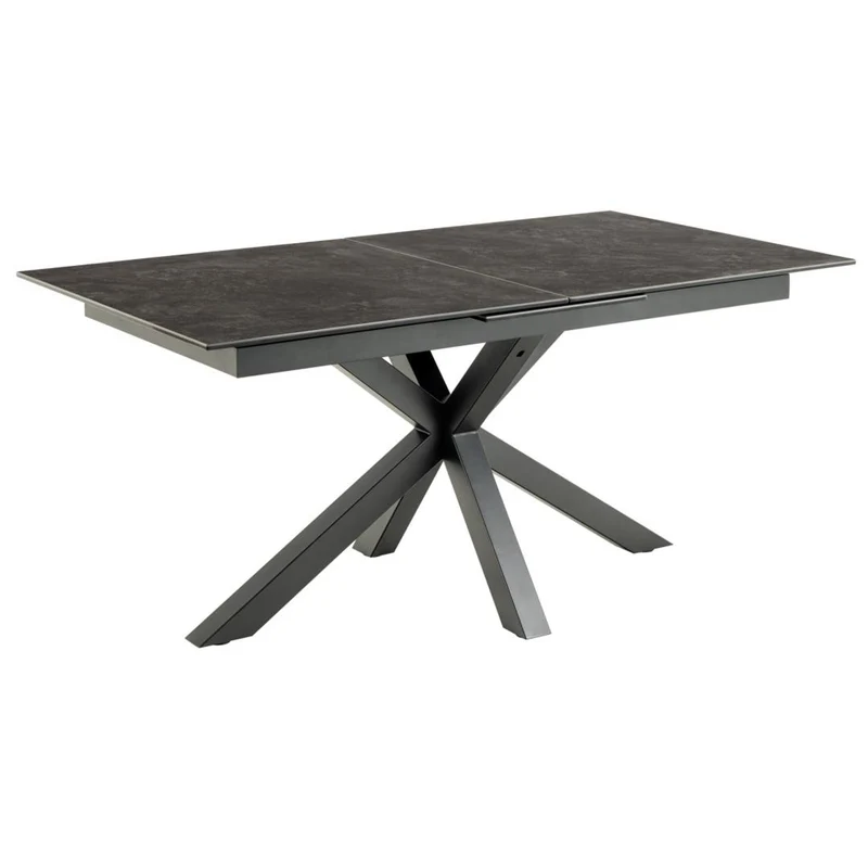 Verdun Matbord 90x168-210 cm Svart Fairbanks