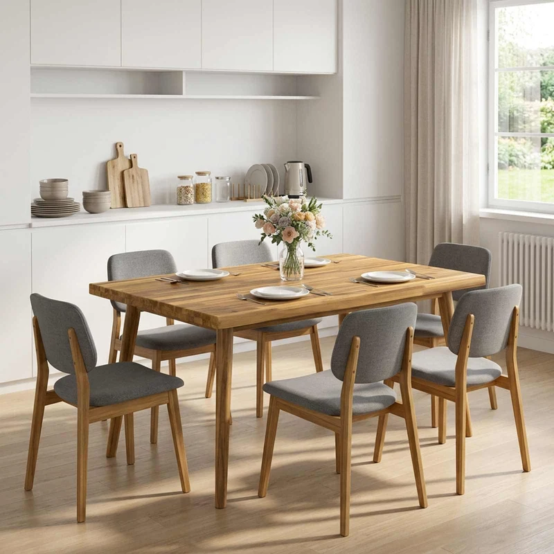 Rektangulärt Bordsskiva 90 x 90 x 3 cm Fyrkantig