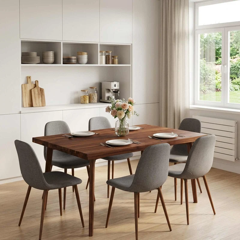 Rektangulärt Bordsskiva 90 x 90 x 3,2 cm Fyrkantig