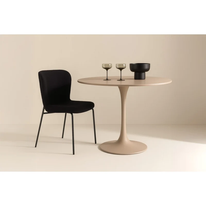 Glade Runt matbord Beige