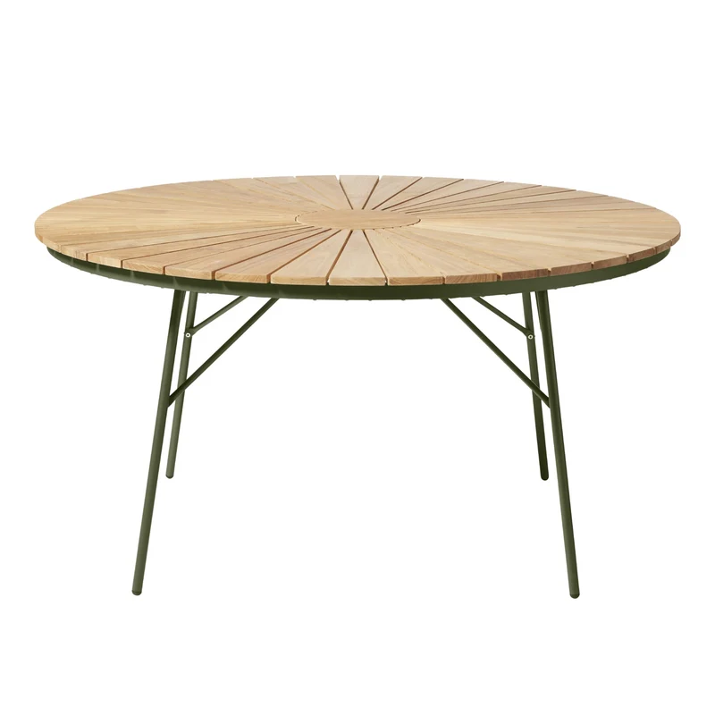 Ellen Trädgårdsbord i Teak och Aluminium 150 cm, Grön