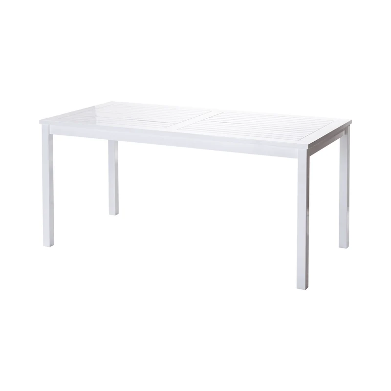 Rosenborg 165x80 cm Trädgårdsbord Vit