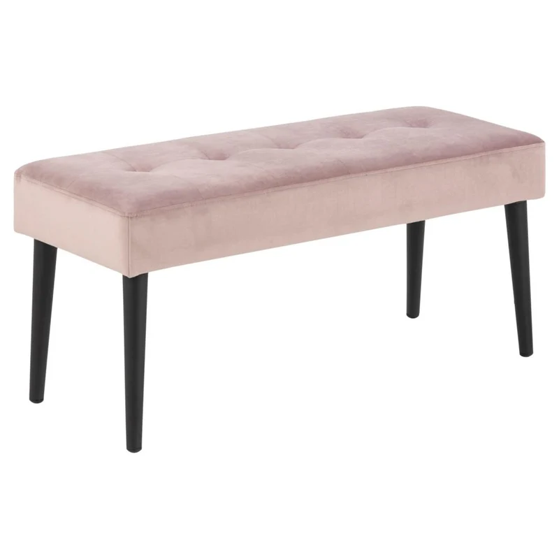 Bilson Bänk Vic tyg Puderrosa